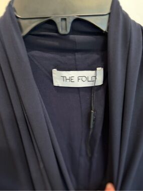 The Fold Women's Navy Wrap Dress